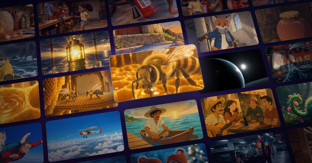 A wall of videos made with EasyVid: animated stories, explainers, music videos, and ads